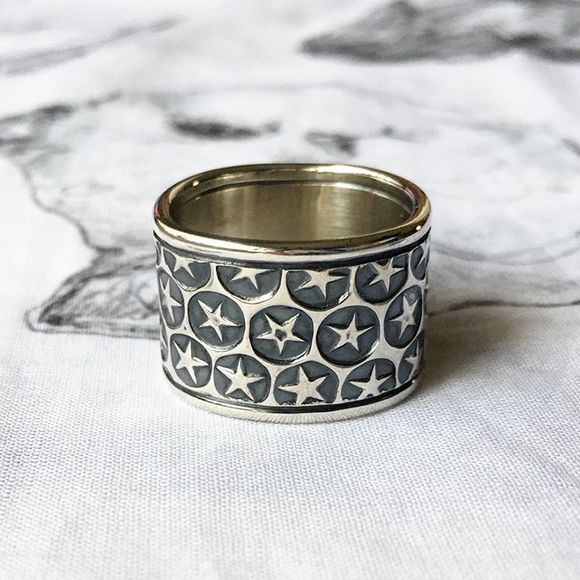 Cody Sanderson - Super Star Stamp Wide Ring - Picture 3 of 7